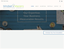 Tablet Screenshot of mindsetmasters.com